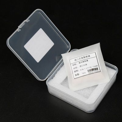 Circular Light Color CE 42*3mm 40/20 Quartz Laser Machine Lens